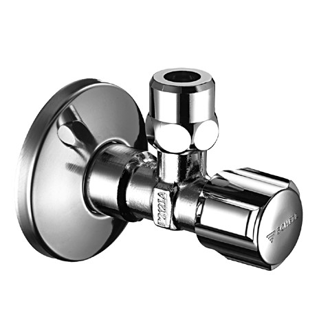 Schell haakse regelkraan KIWA V+S met ASAG chroom 3/8 (5098)
