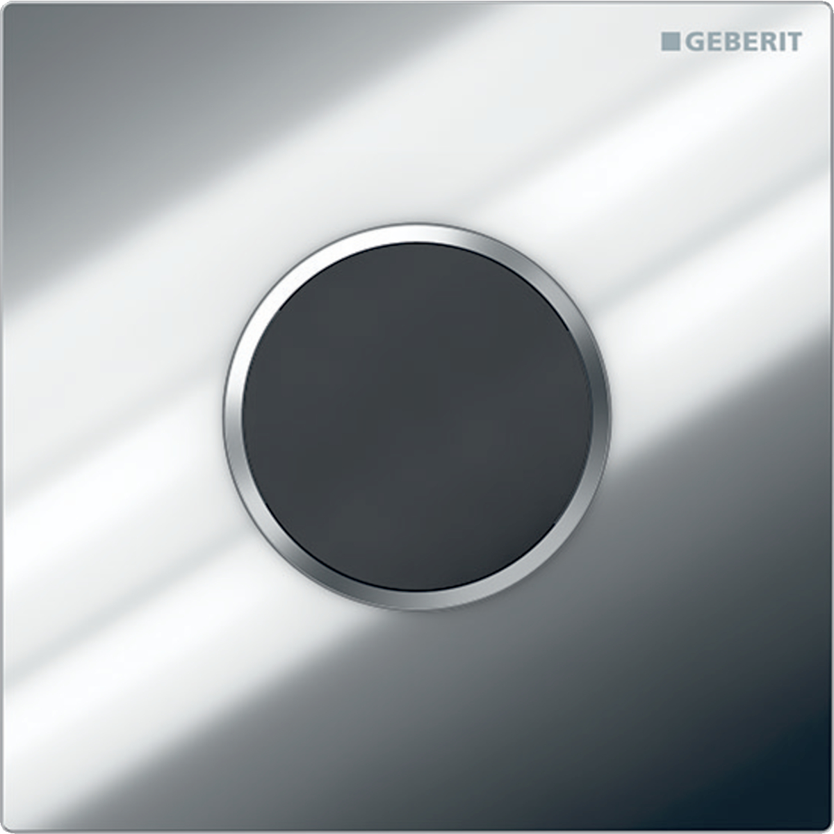 Geberit type 10 ur-sturing batterij round chroom 116.035.KH.1