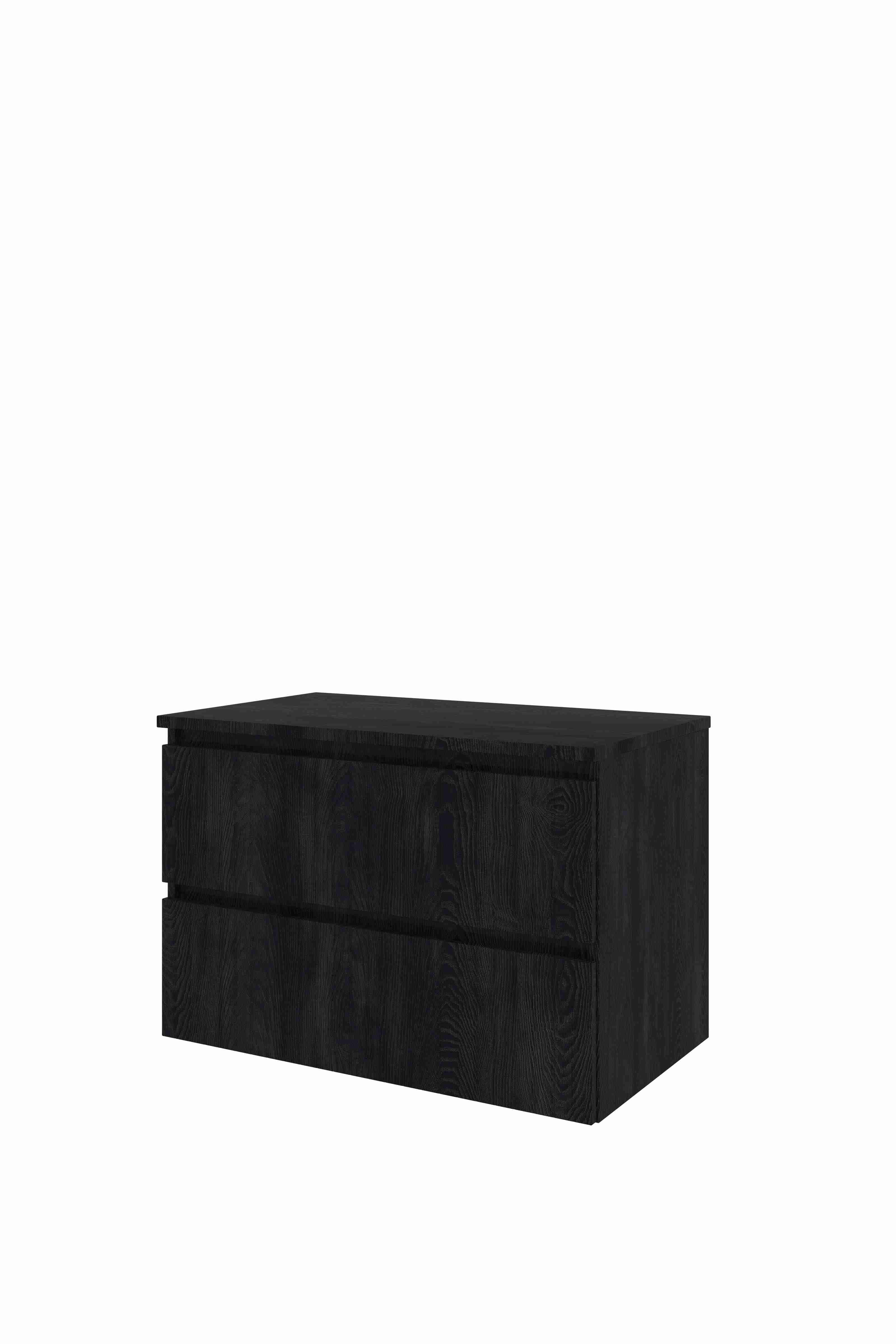 Proline Set Top afdekplaat en onderkast sym. gefr. DCHD80 Charcoal oak 800x460x552