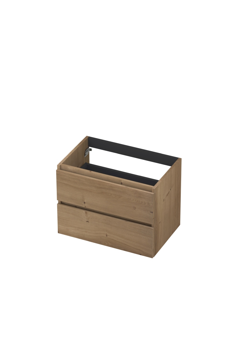 INK Fineer onderkast 2L gr.loos houten keerlijst fineer 1221412 Ash grey H520xB700xD450