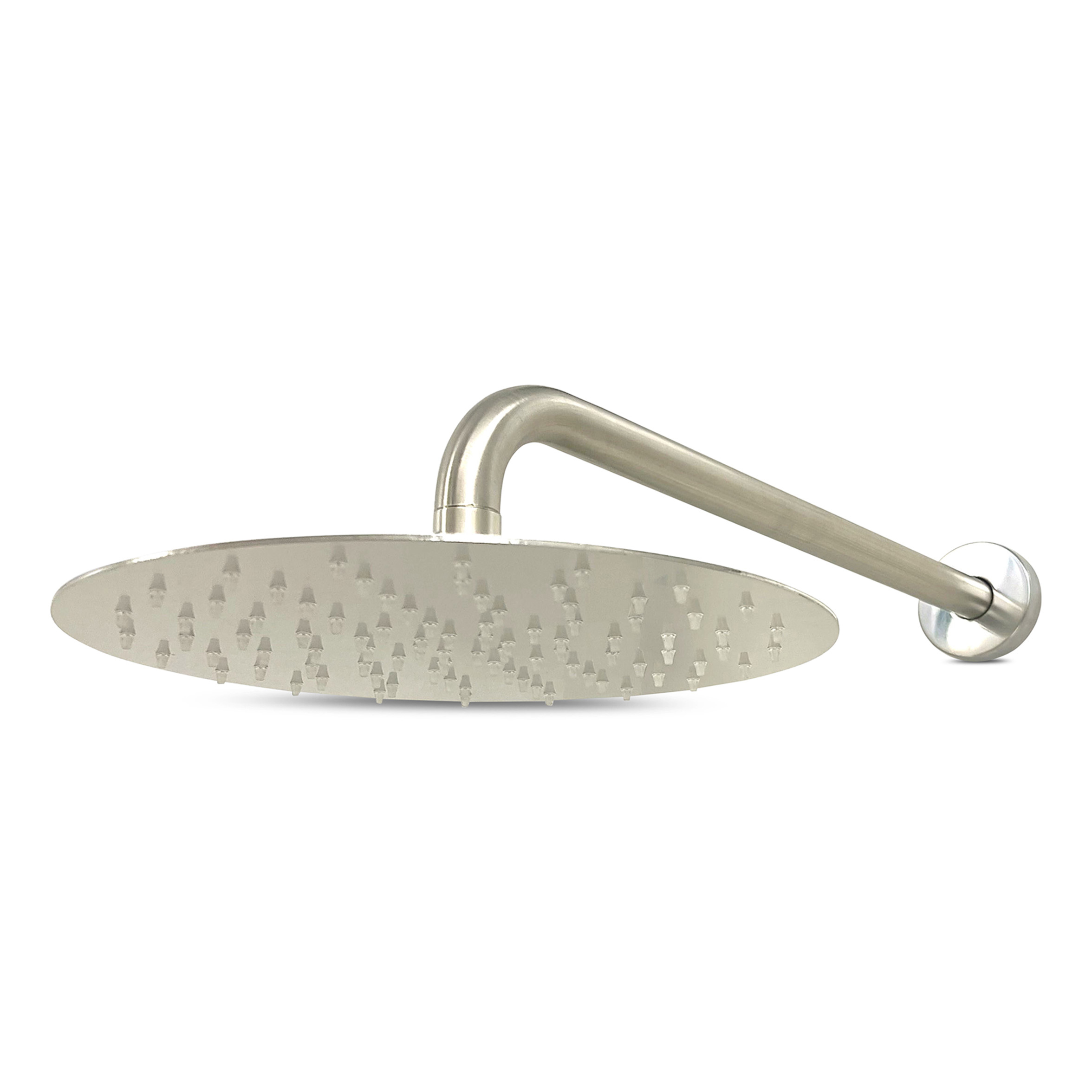Lagoo Nesso Hoofddouche set Superslim 300 + wandarm 45 cm N9202BN Brushed Nickel
