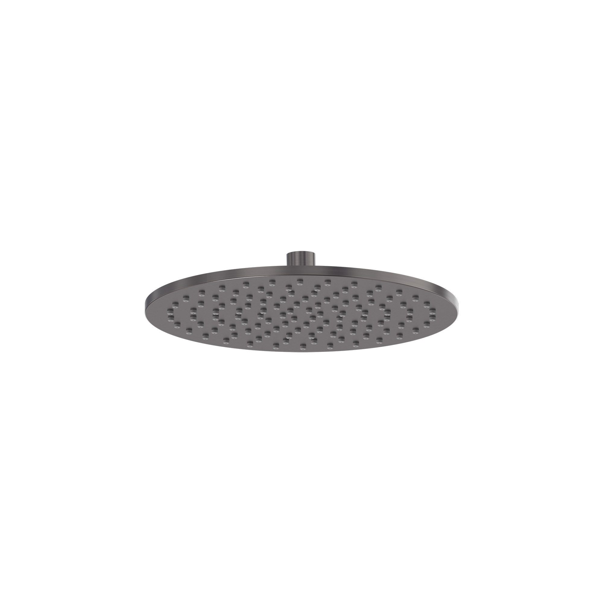 MAY Hoofddouche medium 25cm met antikalk nozzles 6804306 Geborsteld carbon black PVD