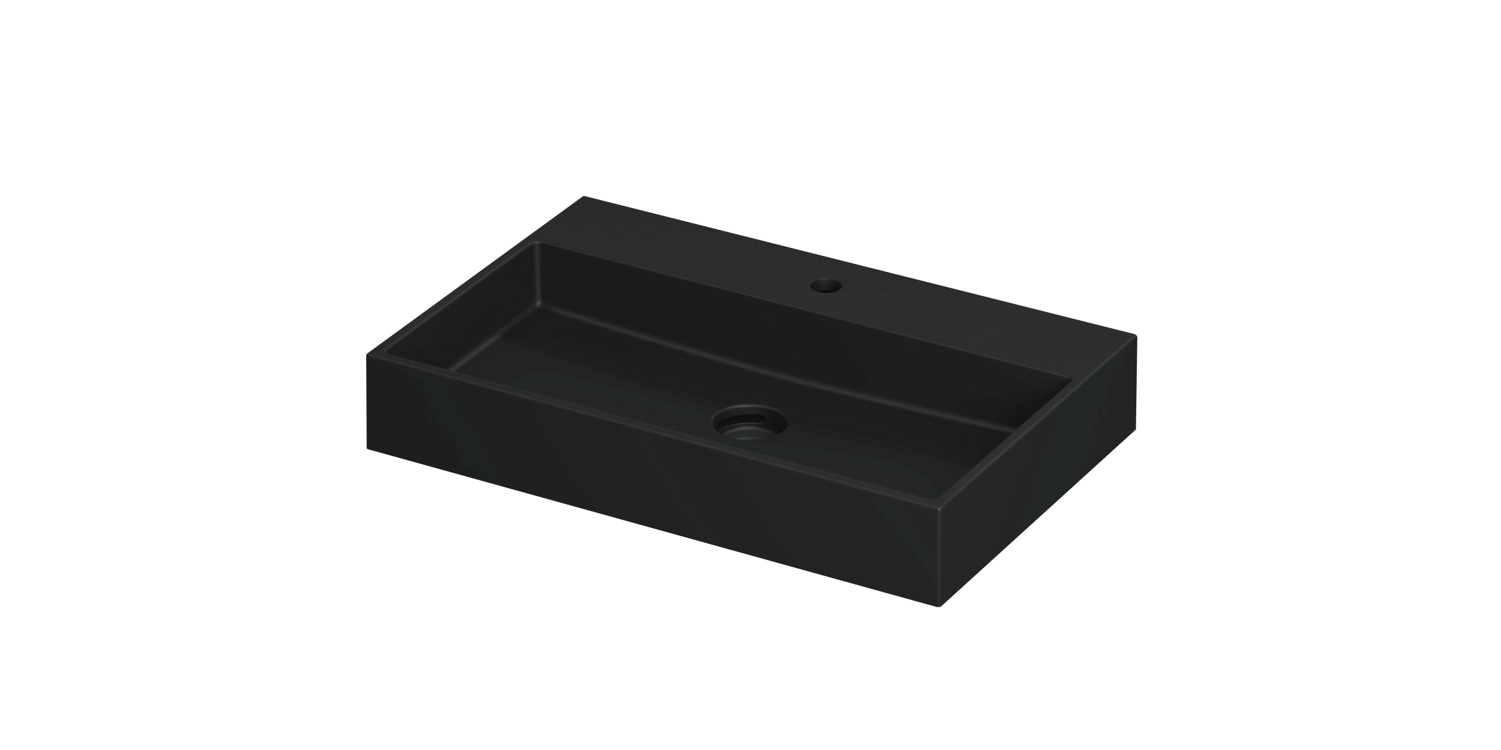 INK United wast. porselein m. 1 krgt. incl. click plug en verb. overl. 0206034 Mat zwart