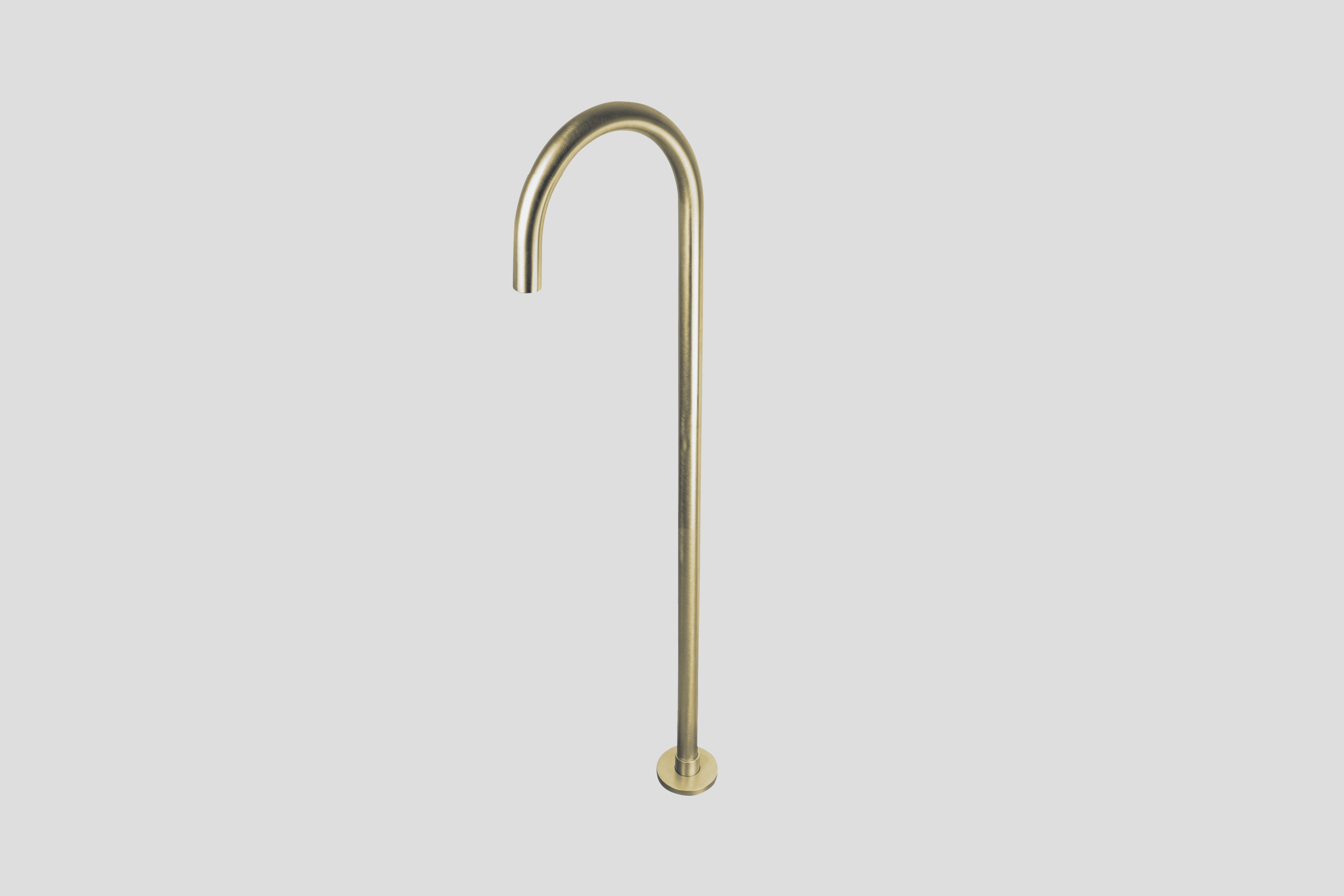 Lagoo Garda Vrijstaande baduitloop afbouwdeel G3202PG Brushed Champagne PVD