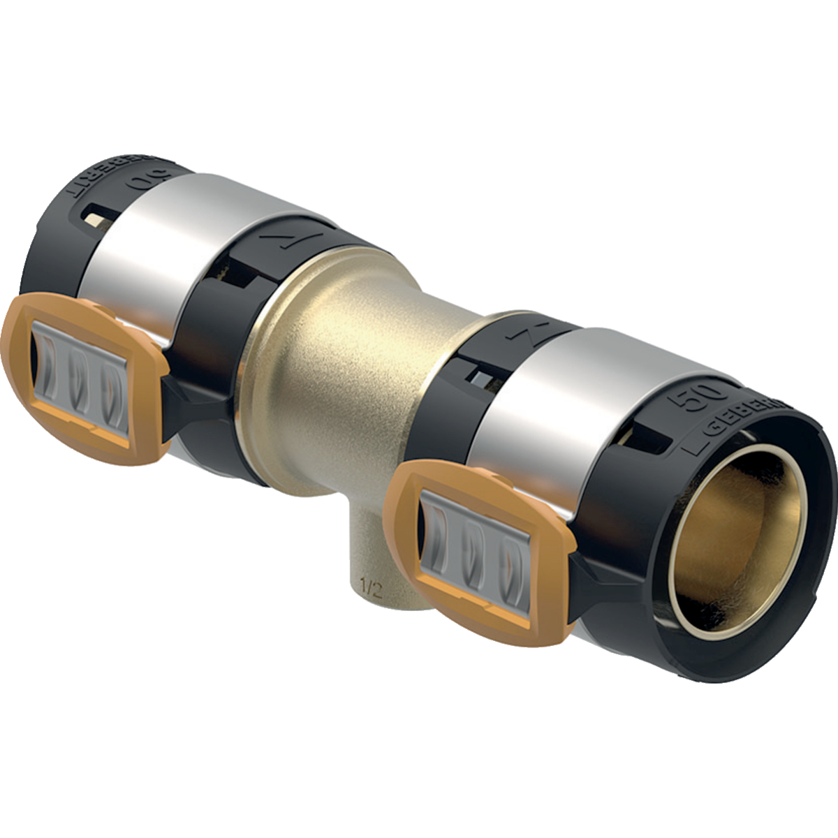 Geberit FlowFit T-stuk binnendraad brons 50-1.1/2-50 620.185.00.1