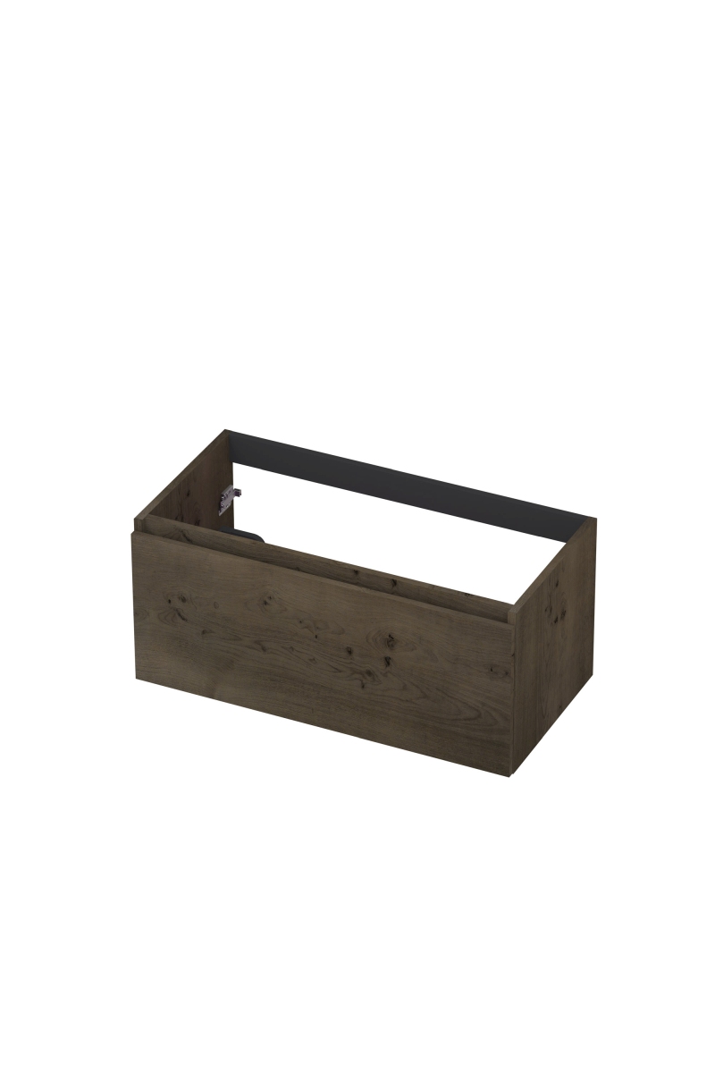 INK Fineer onderkast 1L gr.loos houten keerlijst fineer 1221234 Charcoal H400xB900xD450