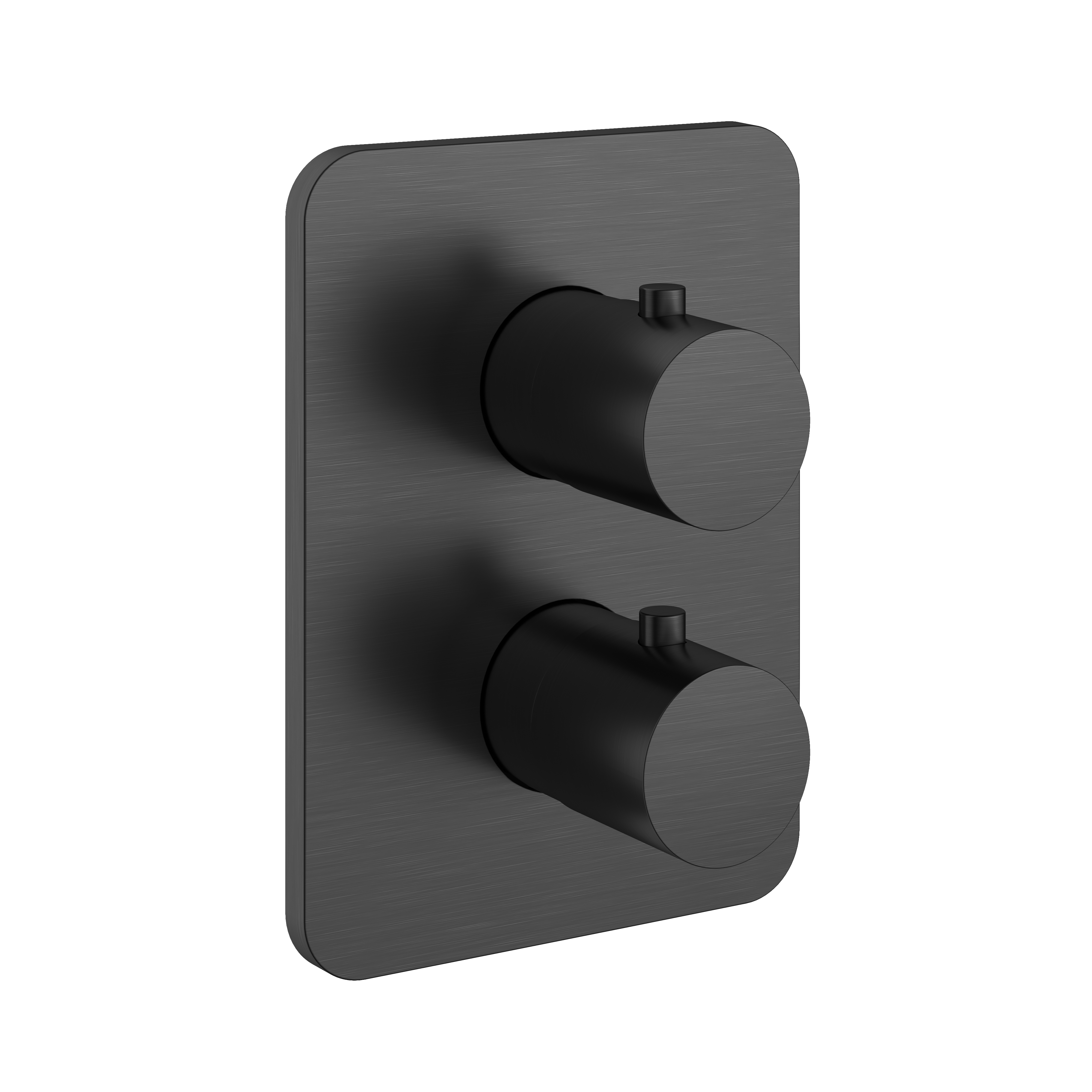Hotbath Gal afbouwdeel therm. m. 2-weg stop-omst. GL009EXTBGP Geborsteld Gunmetal PVD