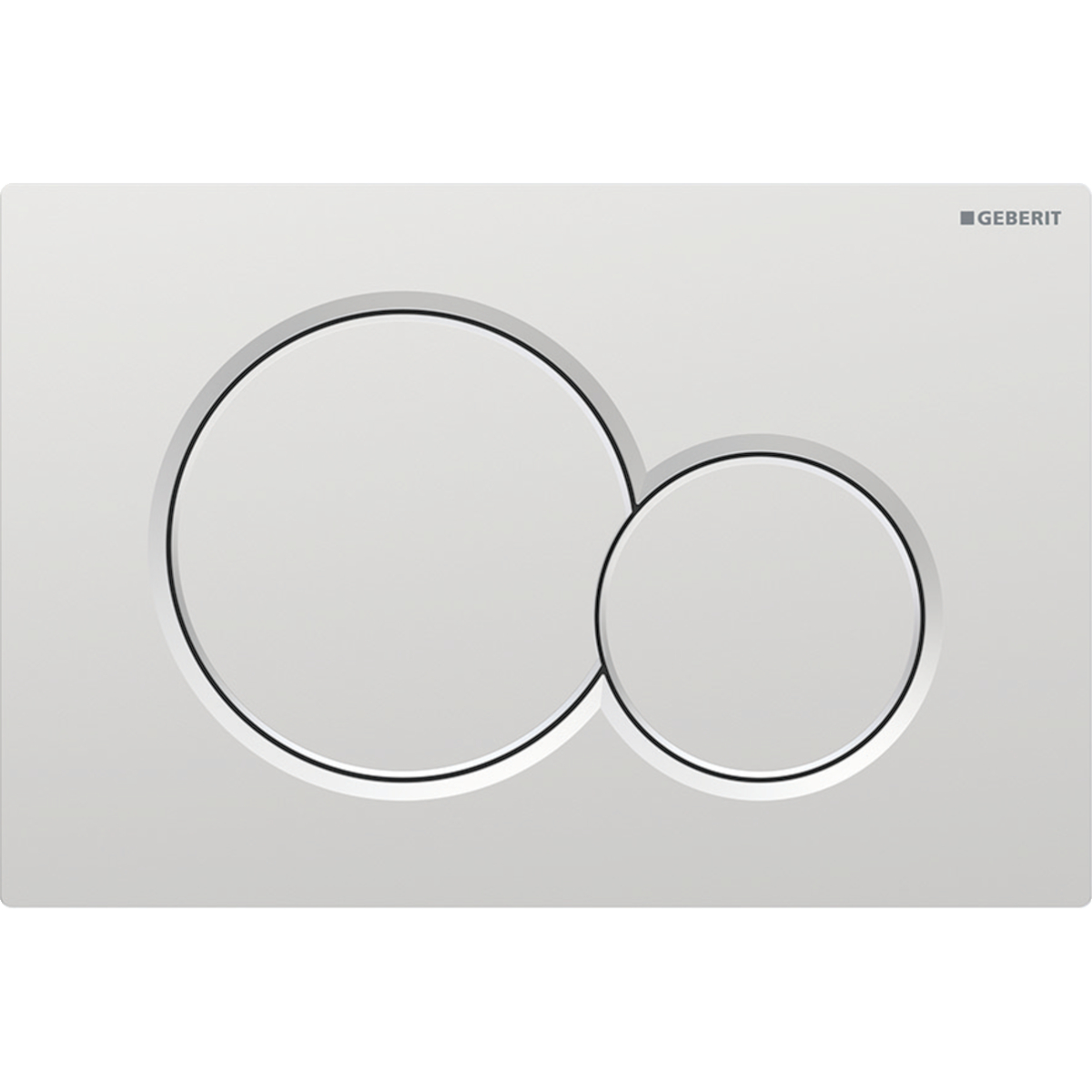 Geberit Sigma01 bedieningsplaat 2- toets round matchroom gelakt 115.770.JQ.5