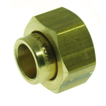 2 delige koppeling binnendraad met vlakke dichting 11/2x35 0406747