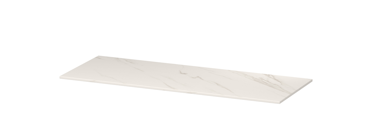 INK Afdekplaat van keramische slab zonder uitsparing H10xB1200xD450 Calacatta mat / 210230
