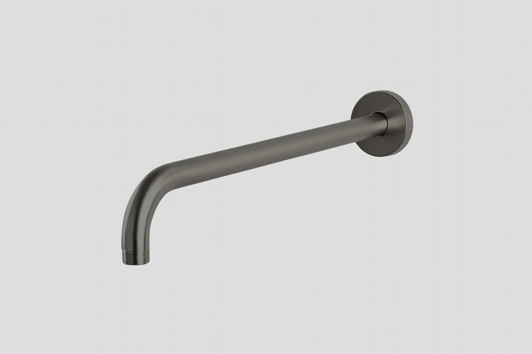 Lagoo Nesso wandarm rond 40 cm N2273GM Brushed Gun Metal PVD