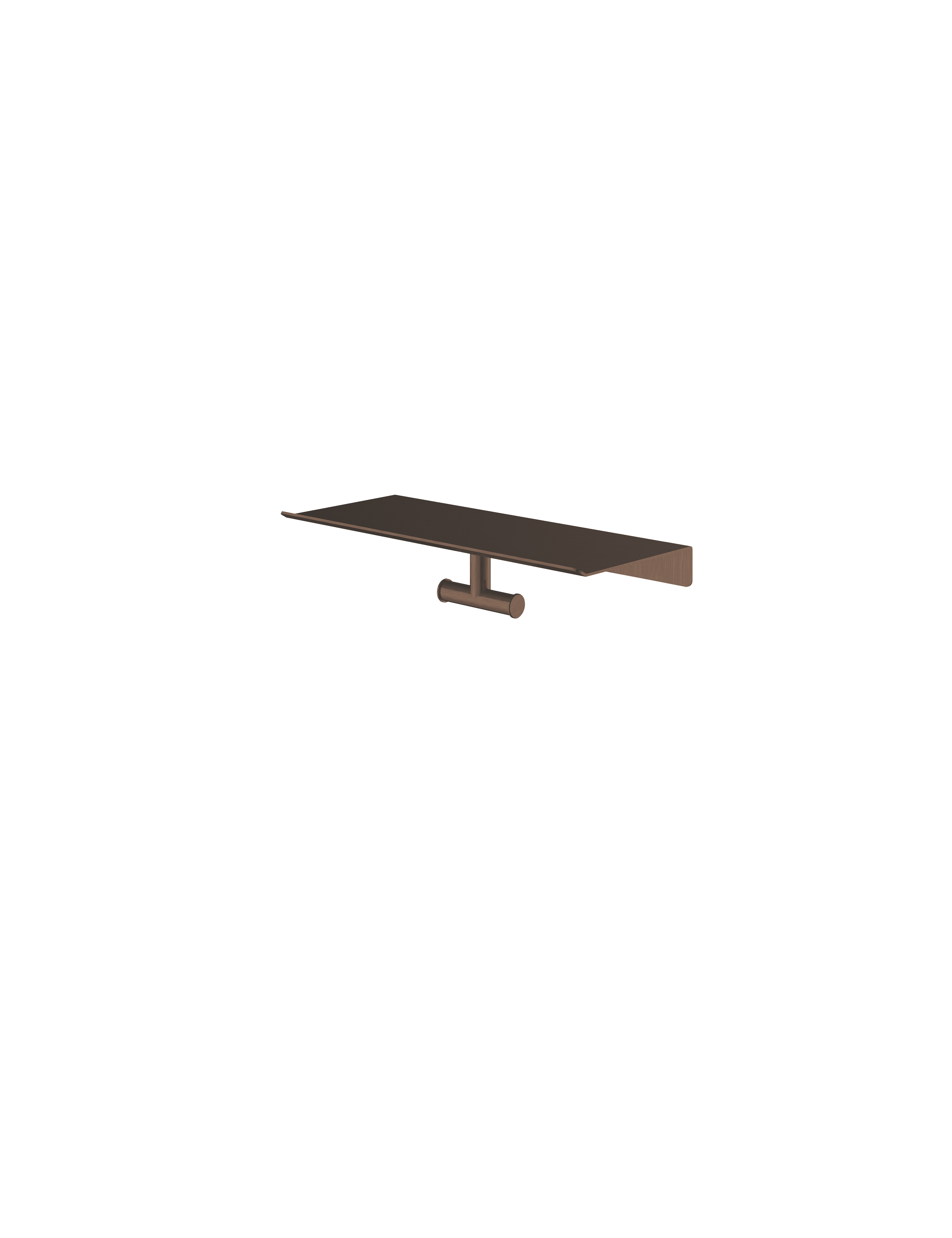 Hotbath More dubbele handdoek haak voor planchet serie SHA03TB Tuscan bronze