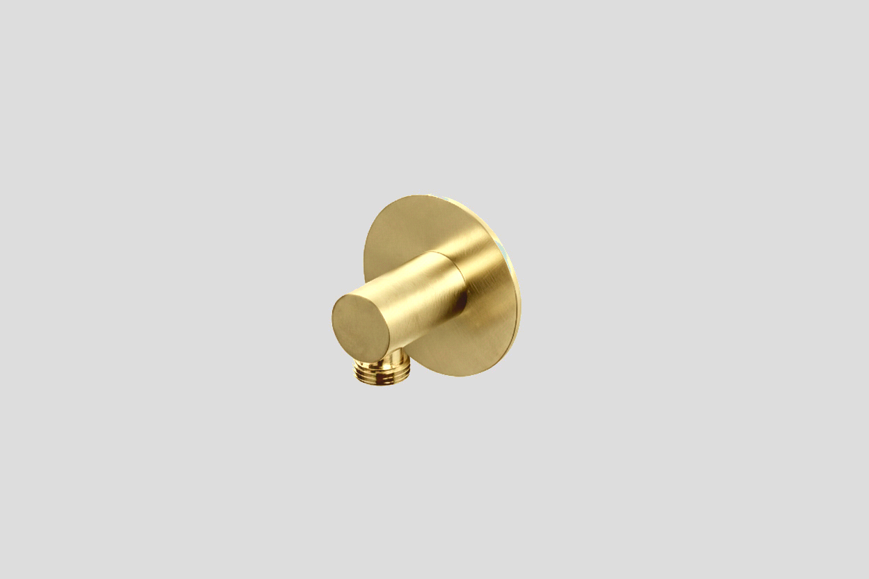 Lagoo Garda wanduitlaat G2248BB Brushed Brass PVD