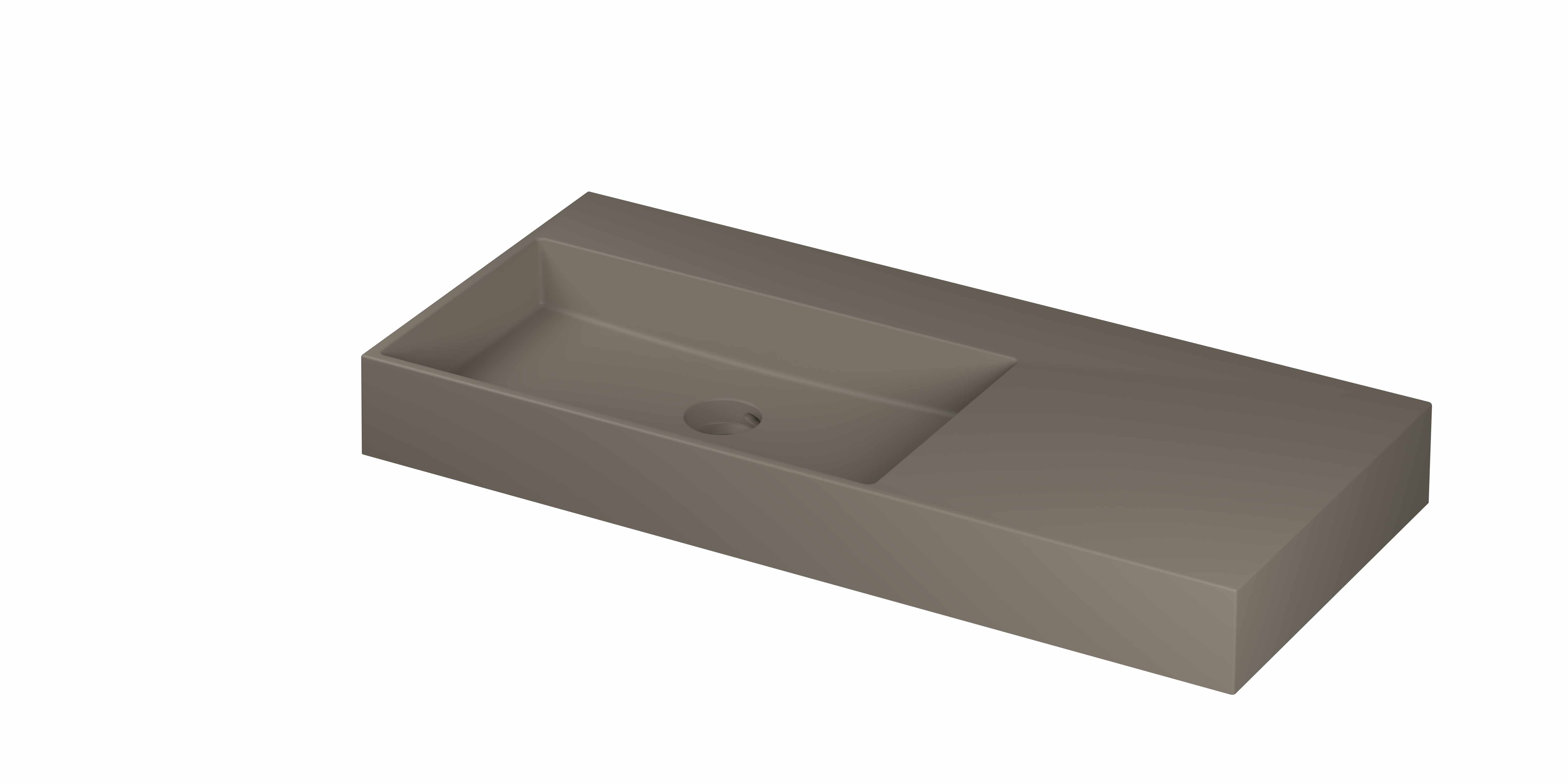 INK United wast. porselein links z. krgt. incl. keram. click plug en verb. overl. syst. 0206403 Mat basento 1000x450x110
