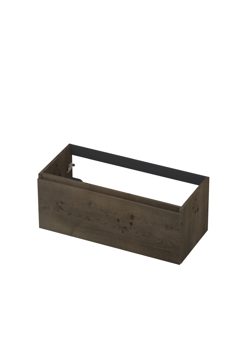 INK Fineer onderkast 1L gr.loos houten keerlijst fineer 1221244 Charcoal H400xB1000xD450
