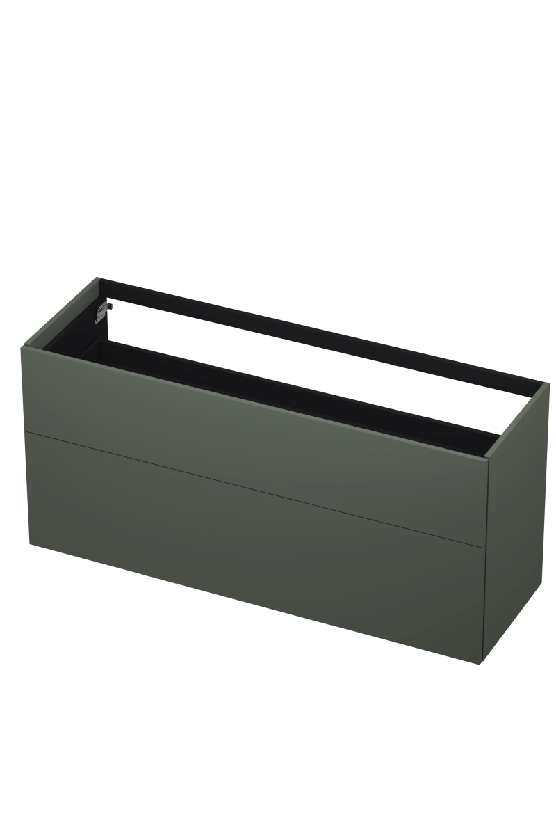 INK P2O onderkast 2 laden push to 1259323 mat beton groen H650xB1400xD450