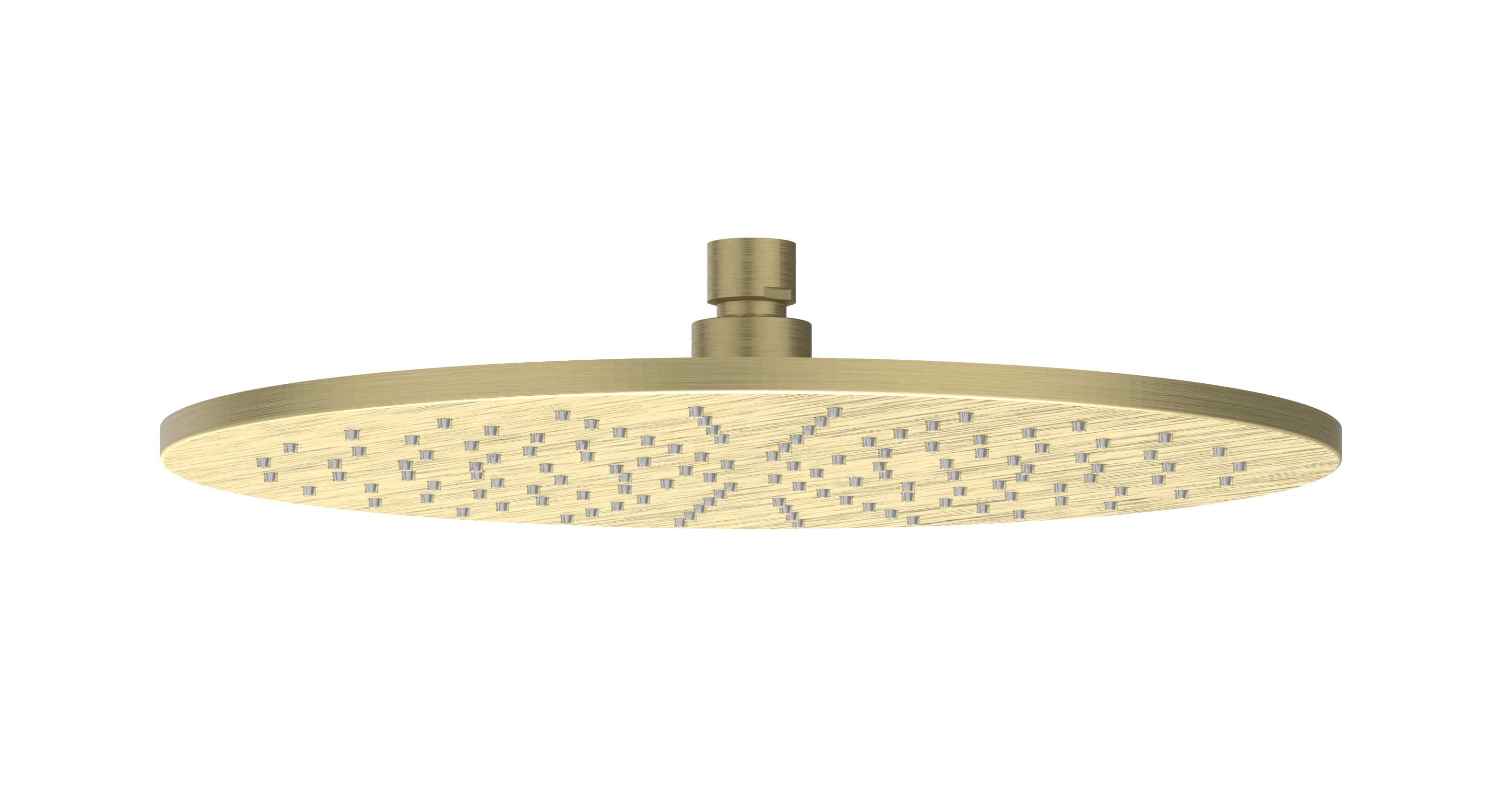 IVY Toebehoren Hoofddouche medium 30cm met antikalk nozzels 6900762 RVS316 gebr. mat goud PVD