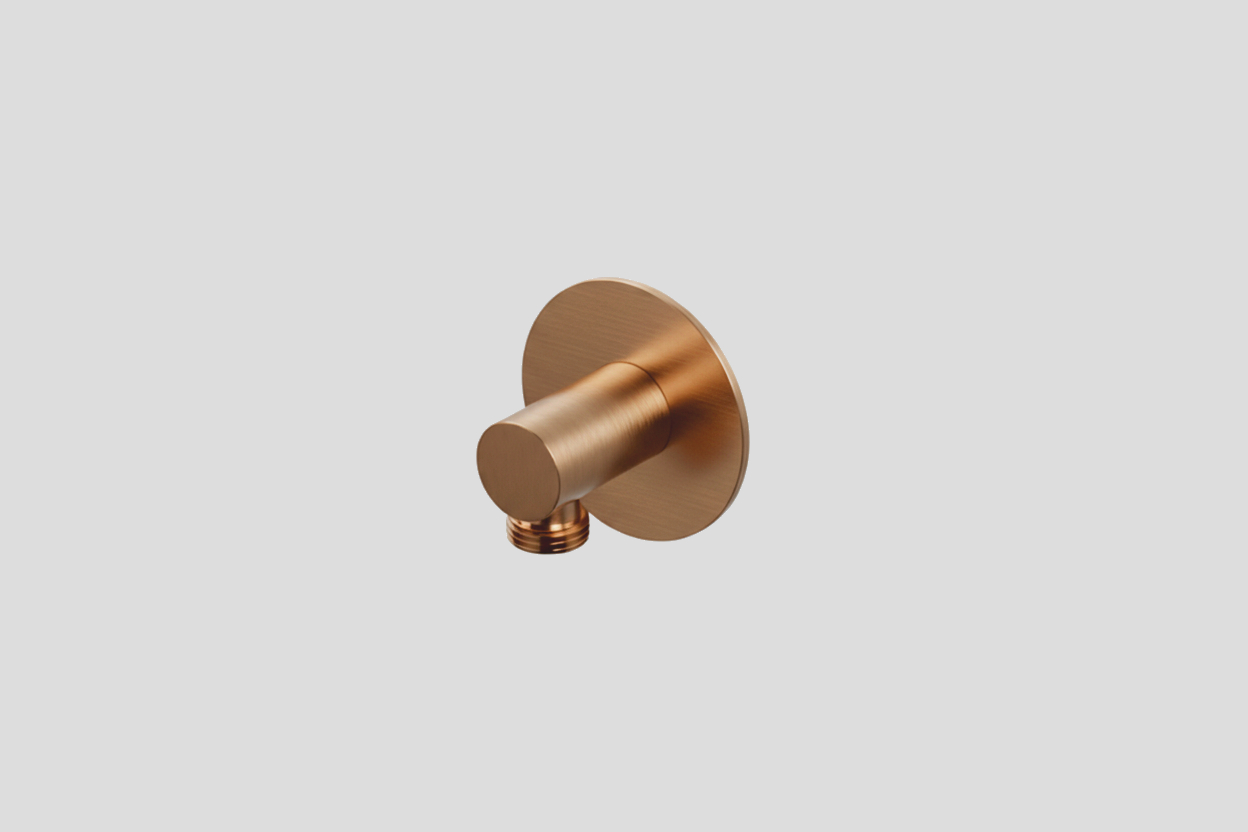 Lagoo Garda wanduitlaat G2248BK Brushed Copper PVD