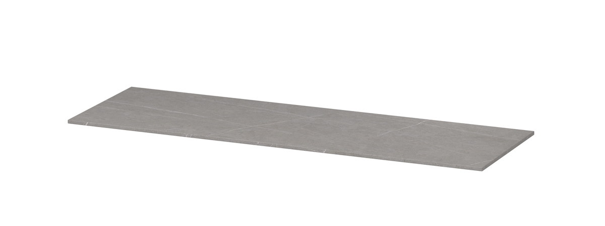 INK Afdekplaat van keramische slab zonder uitsparing H10xB1400xD450 Armani grey mat / 210241