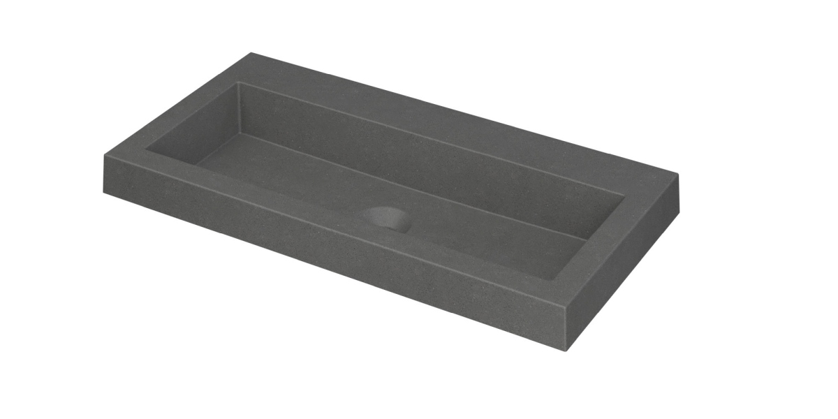 INK Dock wast. Quartz z. krgt. 3415110 Quartz grijs H60xB800xD400