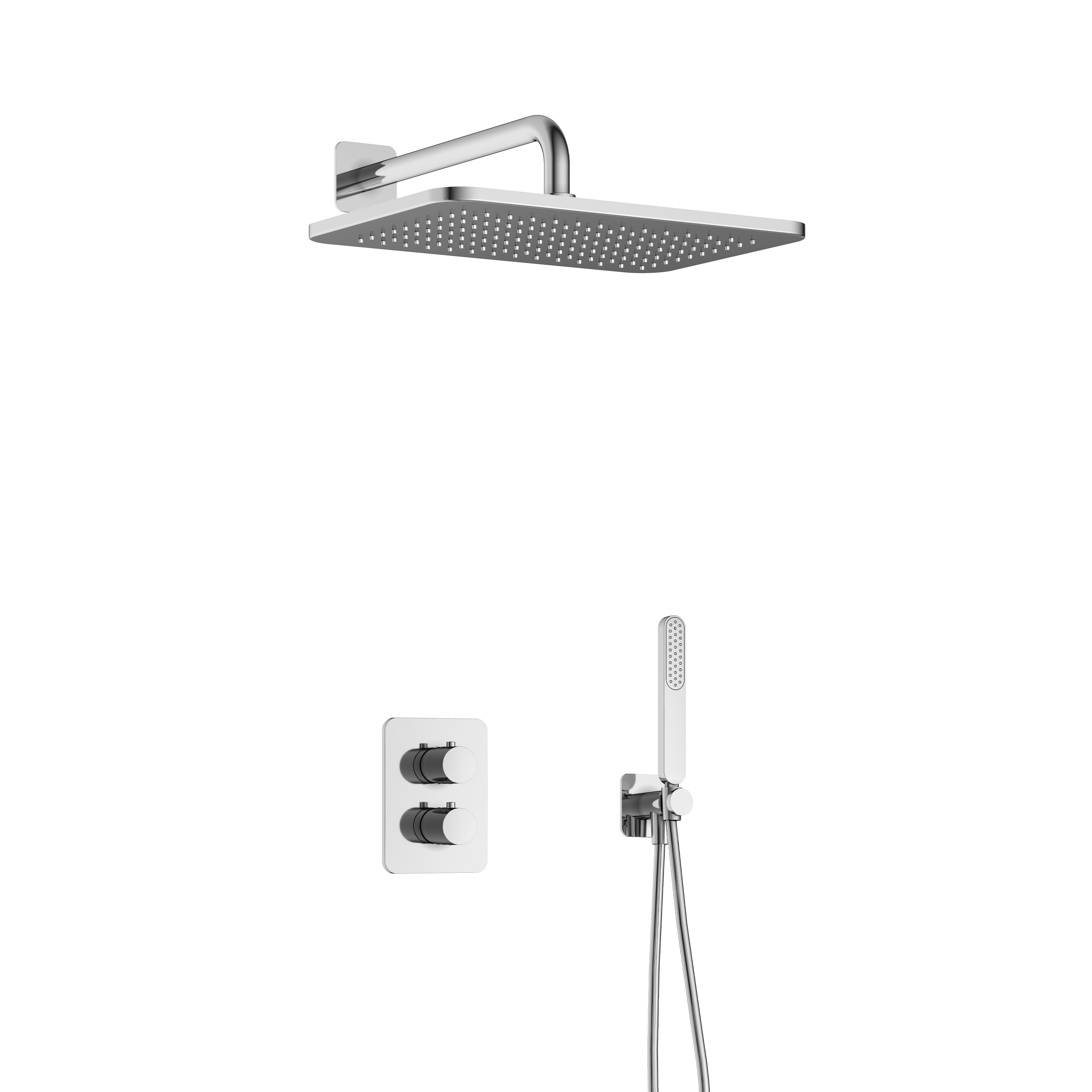 Hotbath Gal inbouwset m. 2-weg stop-omst. m. GL106 IBS40ACR5 Chroom