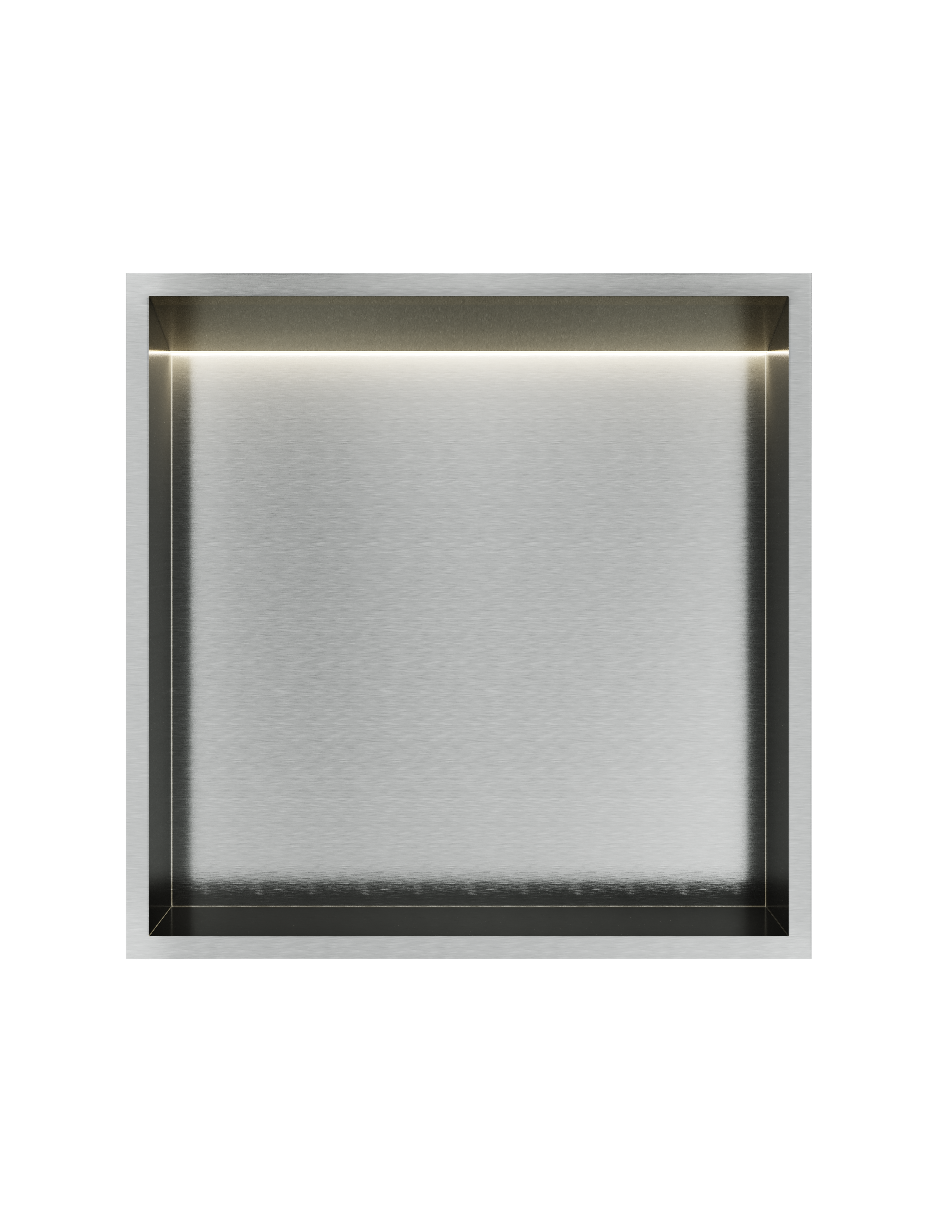 Hotbath More inbouwbox of inbouwnis 30x30x10cm with LED IP44 BOX030LIX RVS 316