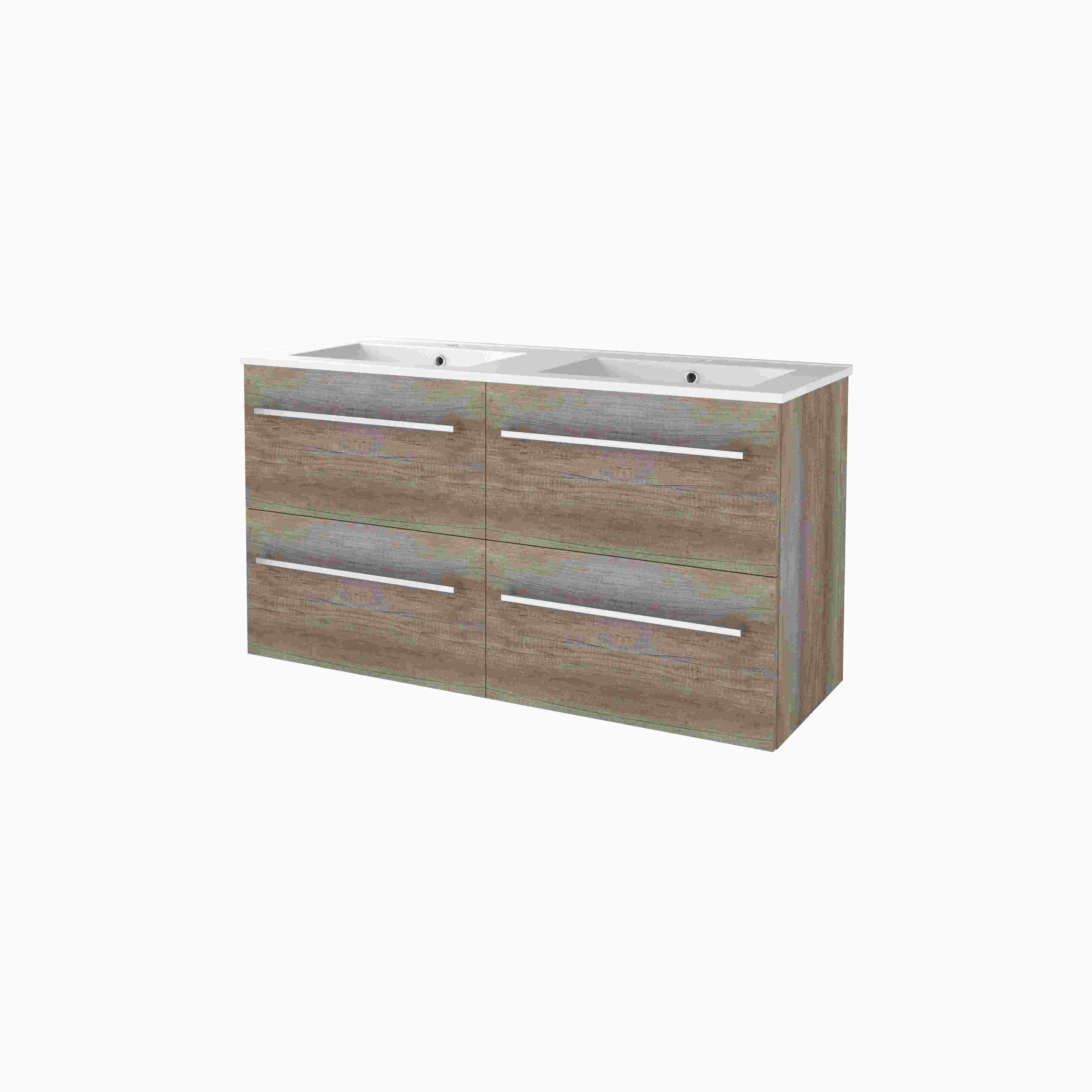 Basic Start 46 set 120x46cm met gr. 4 la keram. wast. 2 krgt S46GR120PSO Scotch Oak