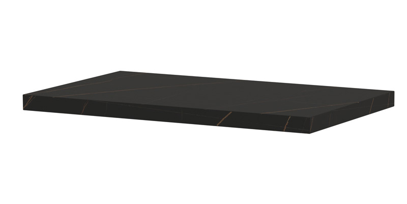 INK Jazz XS Inlegplateau van keramische slab tbv stalen fonteinframe H10xB320xD190 Lauren black mat / 3404569