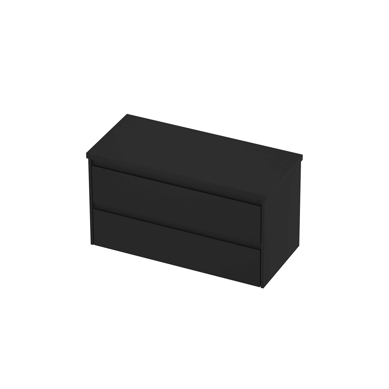 Proline set Top afdekplaat en onderk. sym. DMZB100 Mat zwart H552xB1000xD460