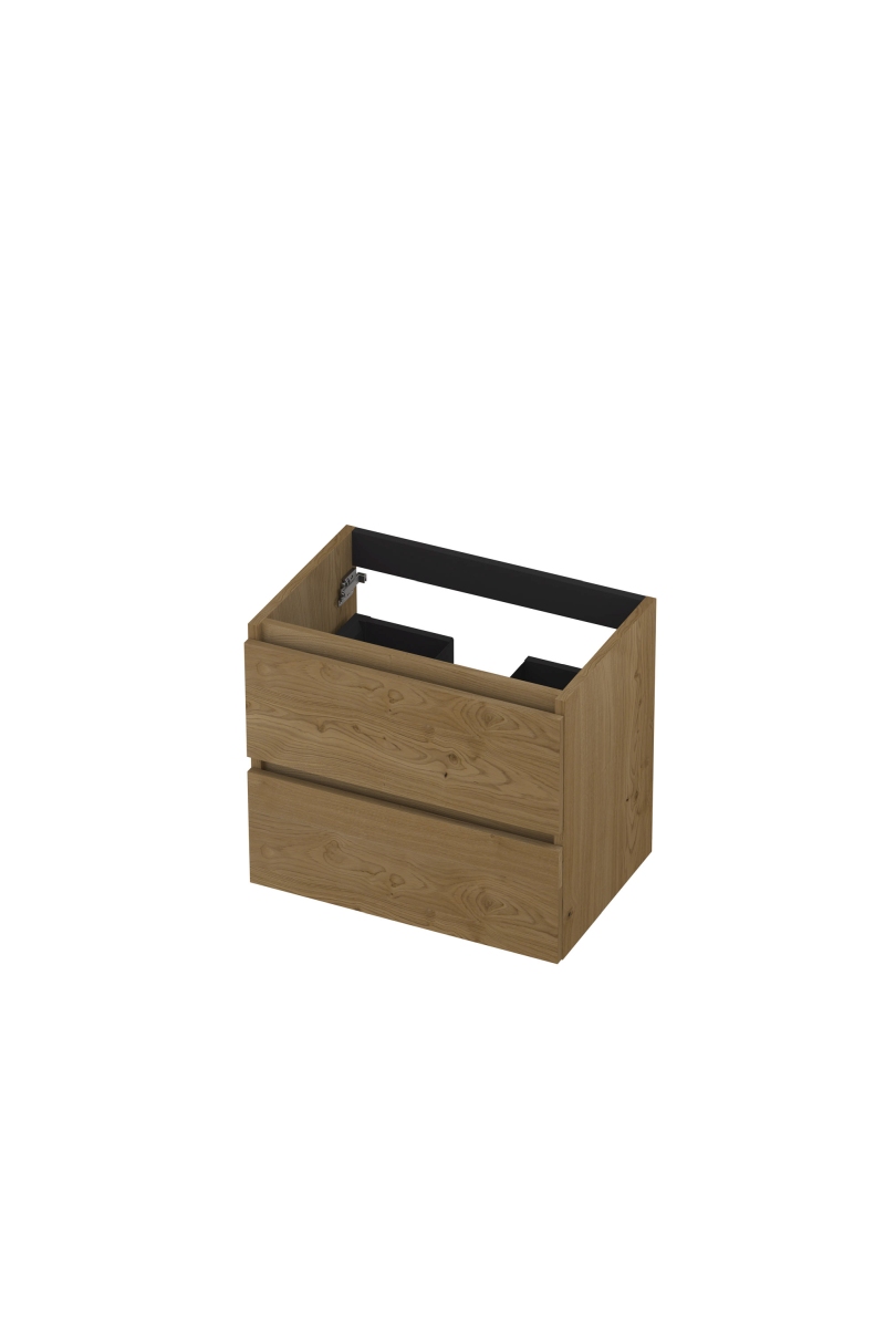 INK Fineer onderkast 2L gr.loos houten keerlijst fineer 1221700 Natur H520xB600xD400
