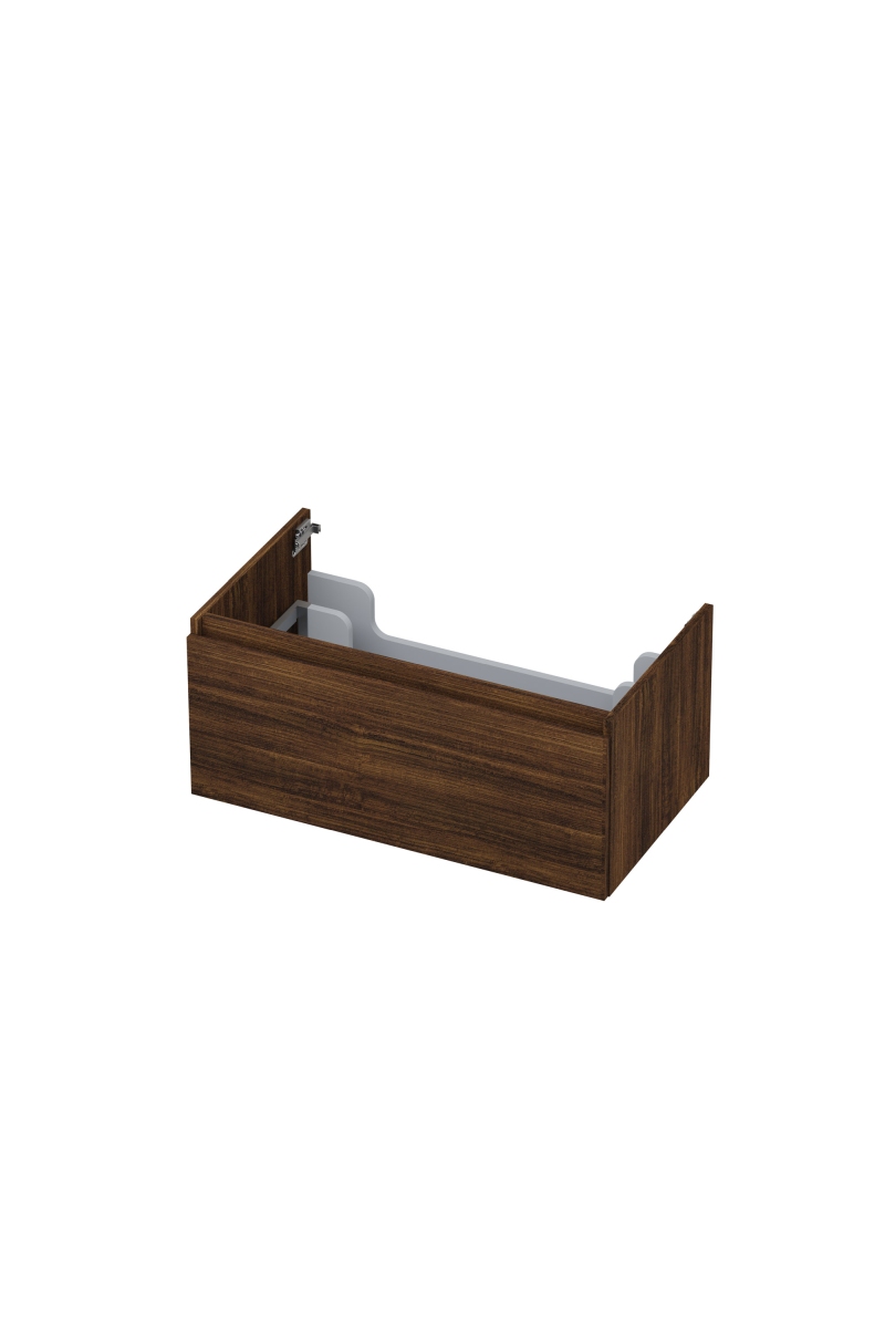 INK onderk. 1 lade greepl. met houten keerlijst 1257530 Koper eiken H350xB800xD450