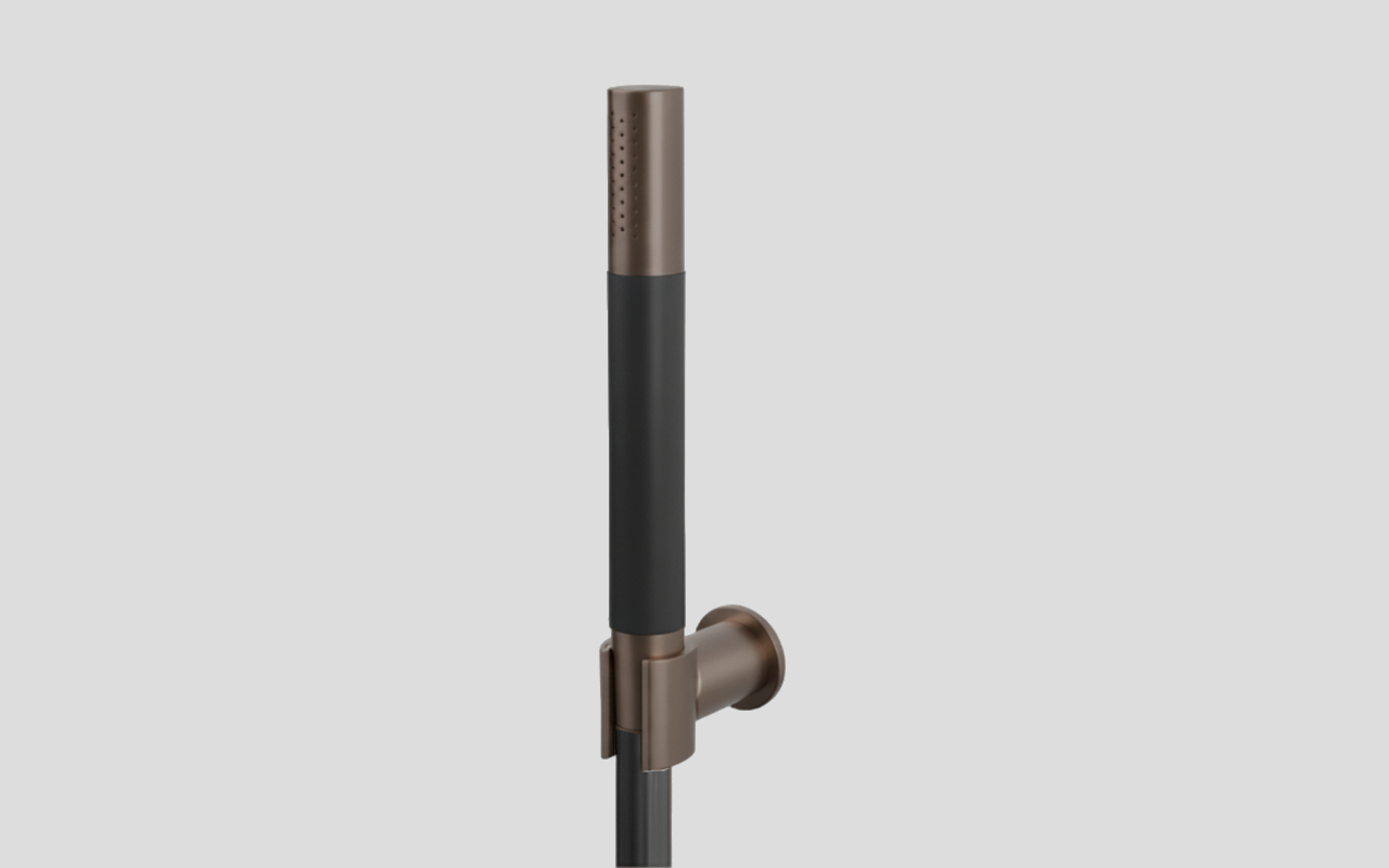 Lagoo Garda Handdouchehouder met handdouche (staaf) en doucheslang (150 cm) G2140TC Tuscany