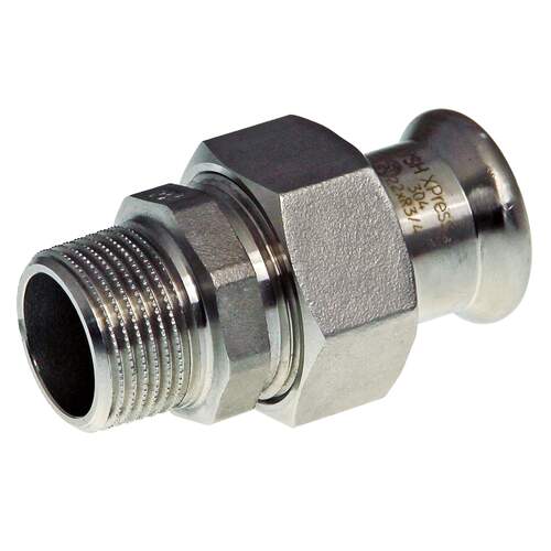 VSH XPress 304 schroefkoppeling btdr. 22x3/4 123460636