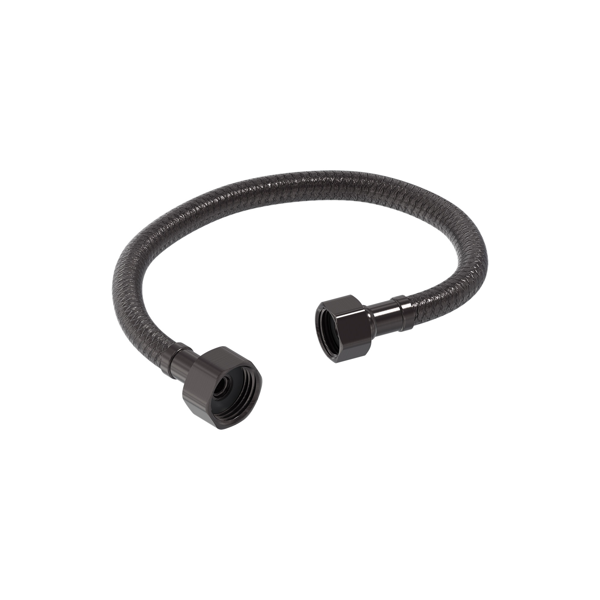 MAY Flexibele aansluitslang fonteinkraan 30cm 6804456 Geborsteld carbon black PVD