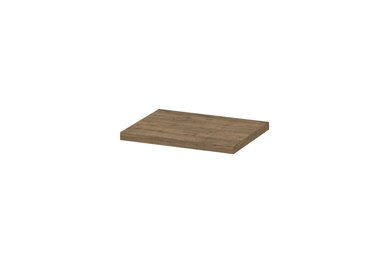 INK Topdeck Afdekplaat t.b.v. onderkast hout decor 35mm dik 1258200 Naturel eiken H35xB600xD450
