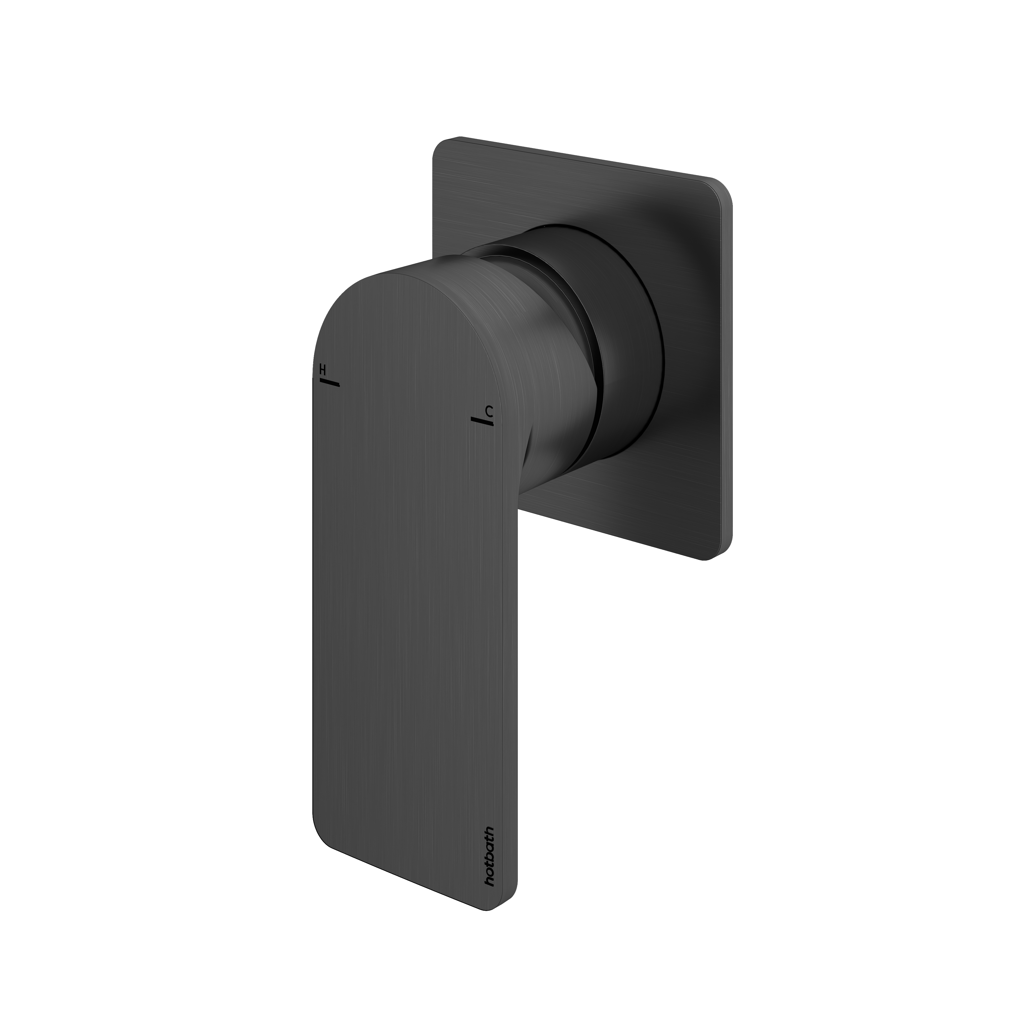Hotbath Gal afbouwdeel douche mengkr. GL031EXTBGP Geborsteld Gunmetal PVD