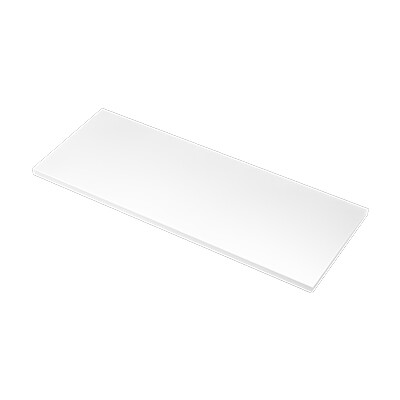 Proline Top afdekplaat gelakt 1228435 Mat wit H32xB1200xD460