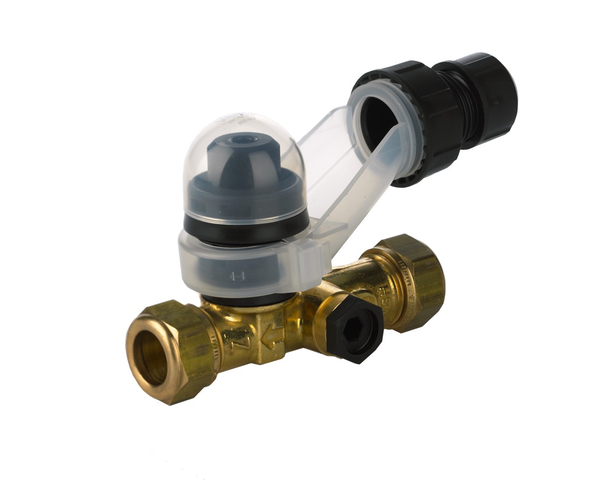 Inlaatcombinatie VSH 8bar 15mm knel Premium 0312136 LETOP IS PREMIUM UITV.