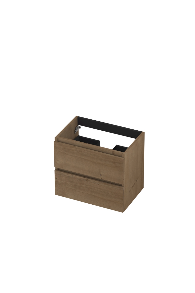 INK Fineer onderkast 2L gr.loos houten keerlijst fineer 1221701 Ash grey H520xB600xD400