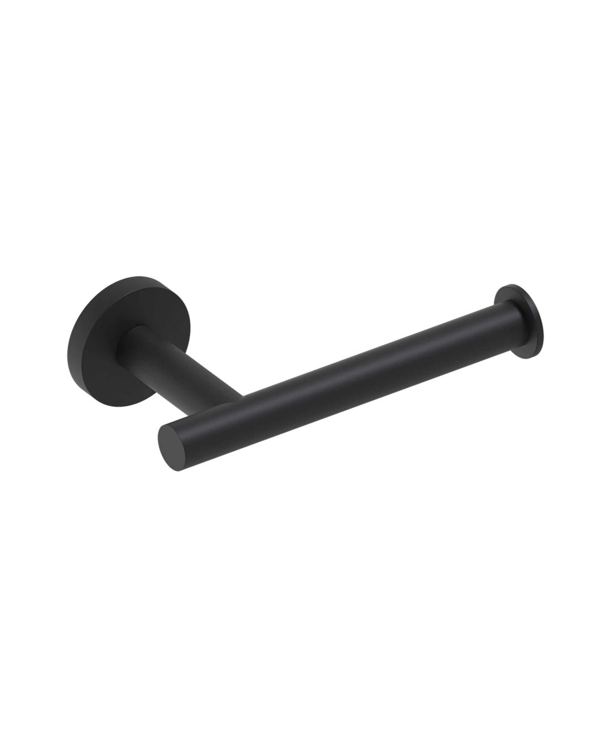 MAY Toiletrolhouder 6808102 Mat zwart PED