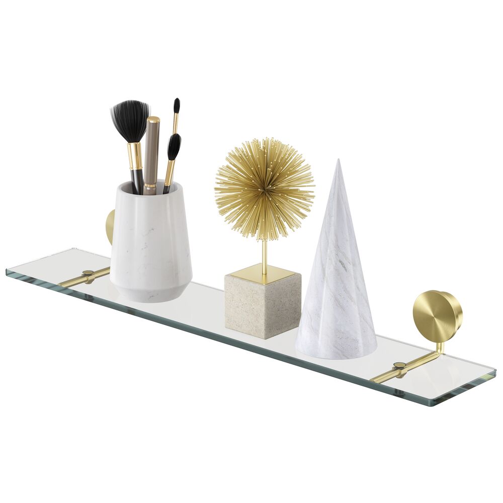 Geesa Opal planchet 60 cm 917201-07-60 geborsteld goud