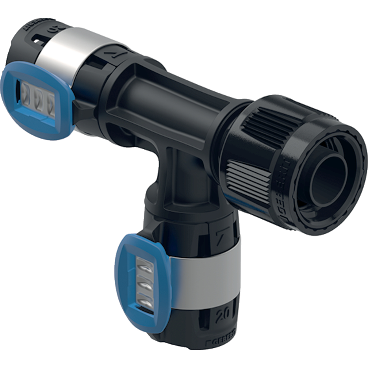 Geberit FlowFit T-stuk MasterFix PPSU 16-16-20 620.780.00.1