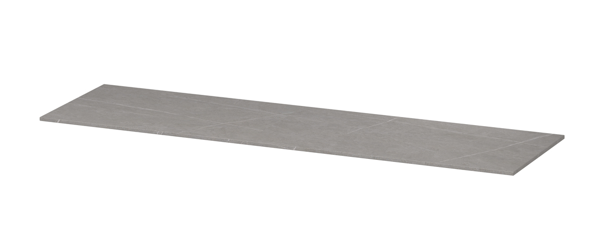 INK Afdekplaat van keramische slab zonder uitsparing H10xB1600xD450 Armani grey mat / 210251