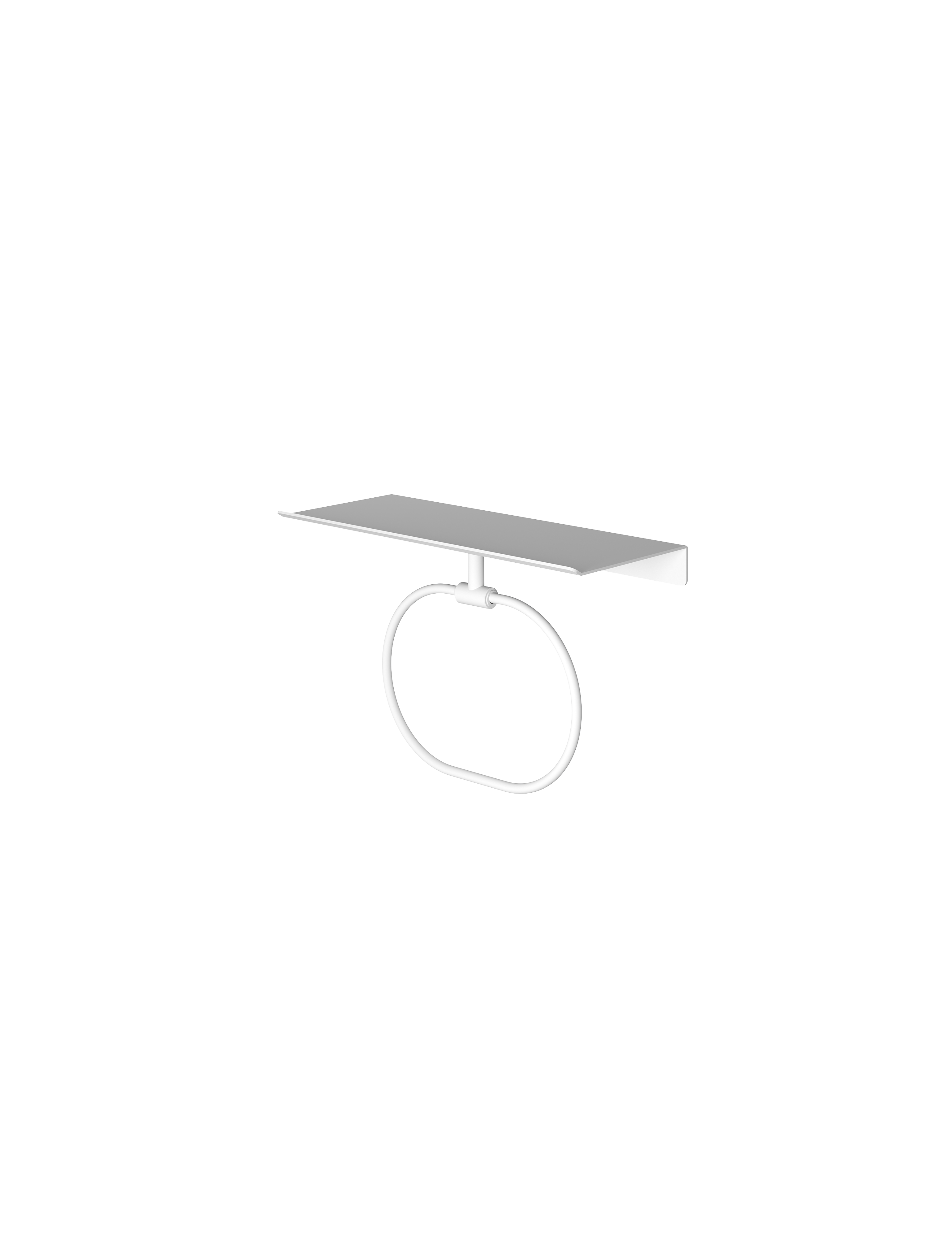 Hotbath More handdoekring voor planchet serie SHA08WH Mat wit