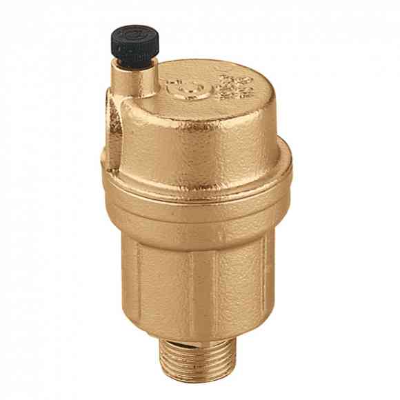 Caleffi automatsche vlotterontluchter messing  3/8 502630 zonder keerklep
