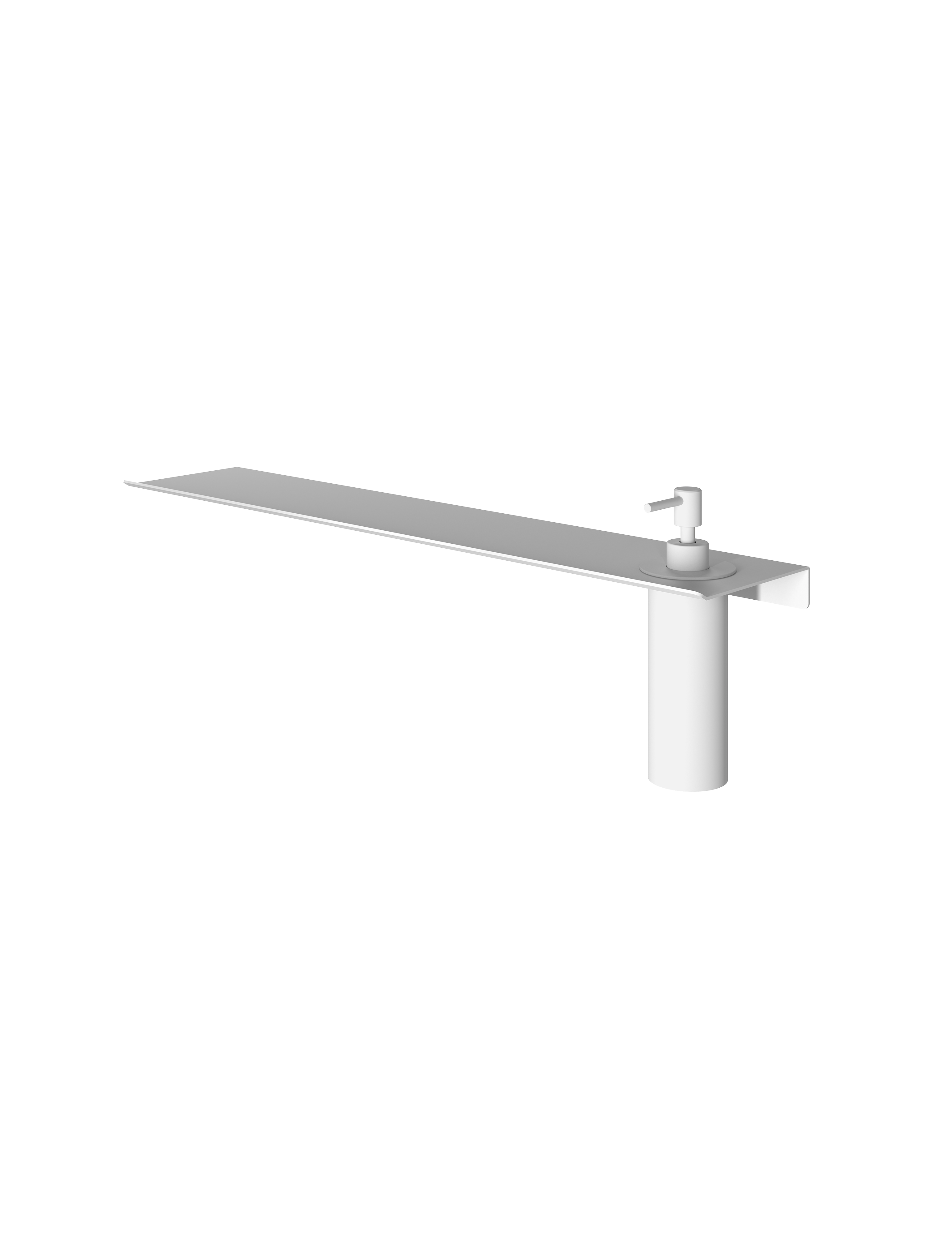 Hotbath More zeepdispenser voor planchet serie SHA10WH Mat wit
