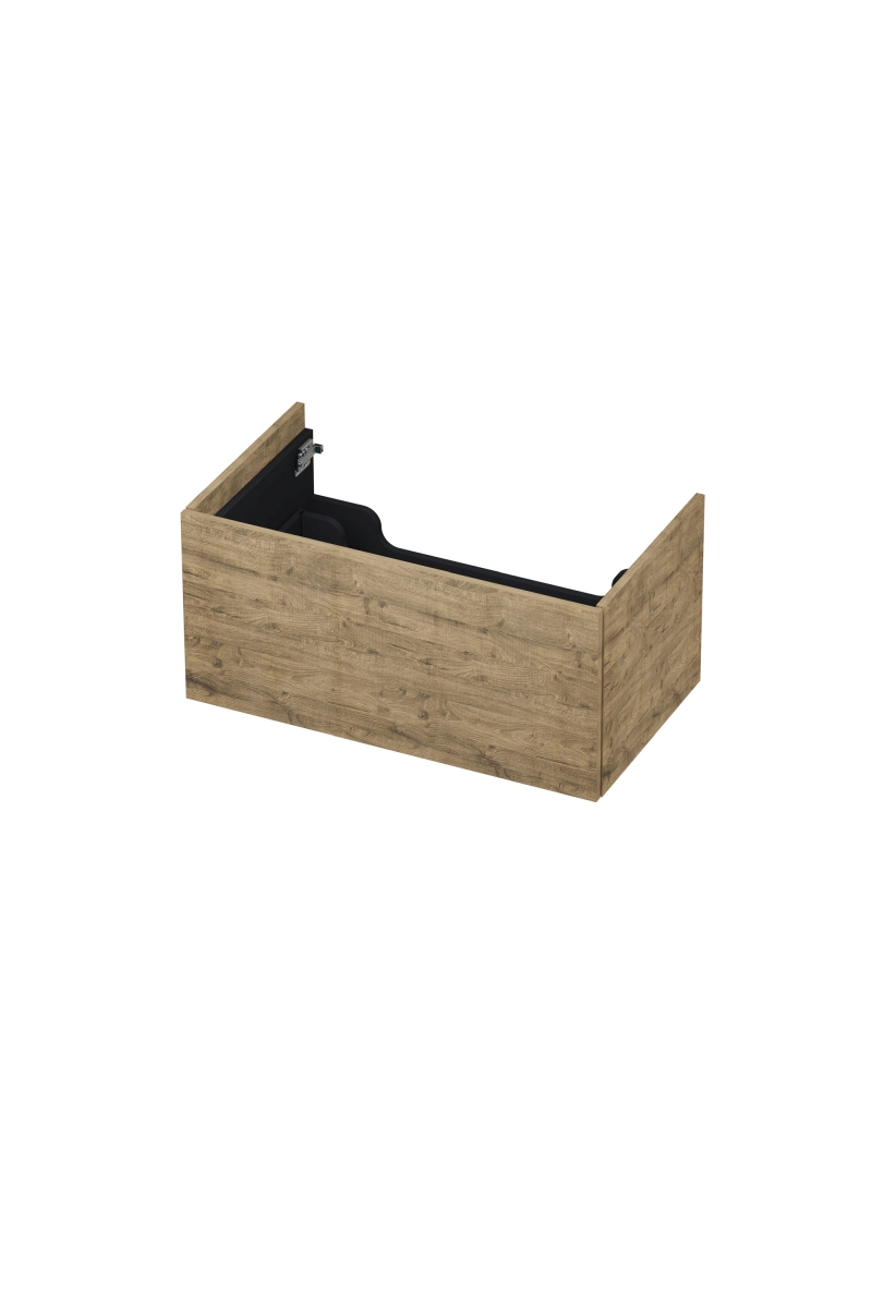 INK onderkast 1 lade push 2 open 1259614 Naturel eiken H376xB800xD450