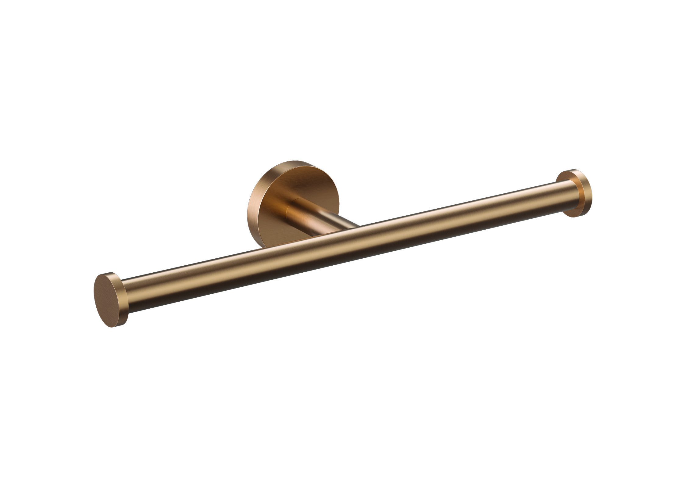Luca dubbele toiletrolhouder LA921BC Geborsteld koper PVD