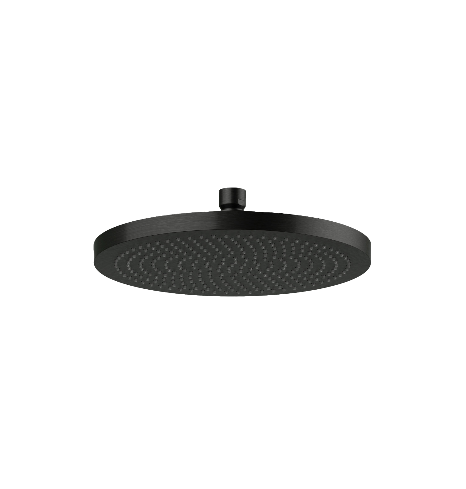 Hotbath Ace hoofdd. velvet rond 23 cm AC104MBP Mat Zwart PVD
