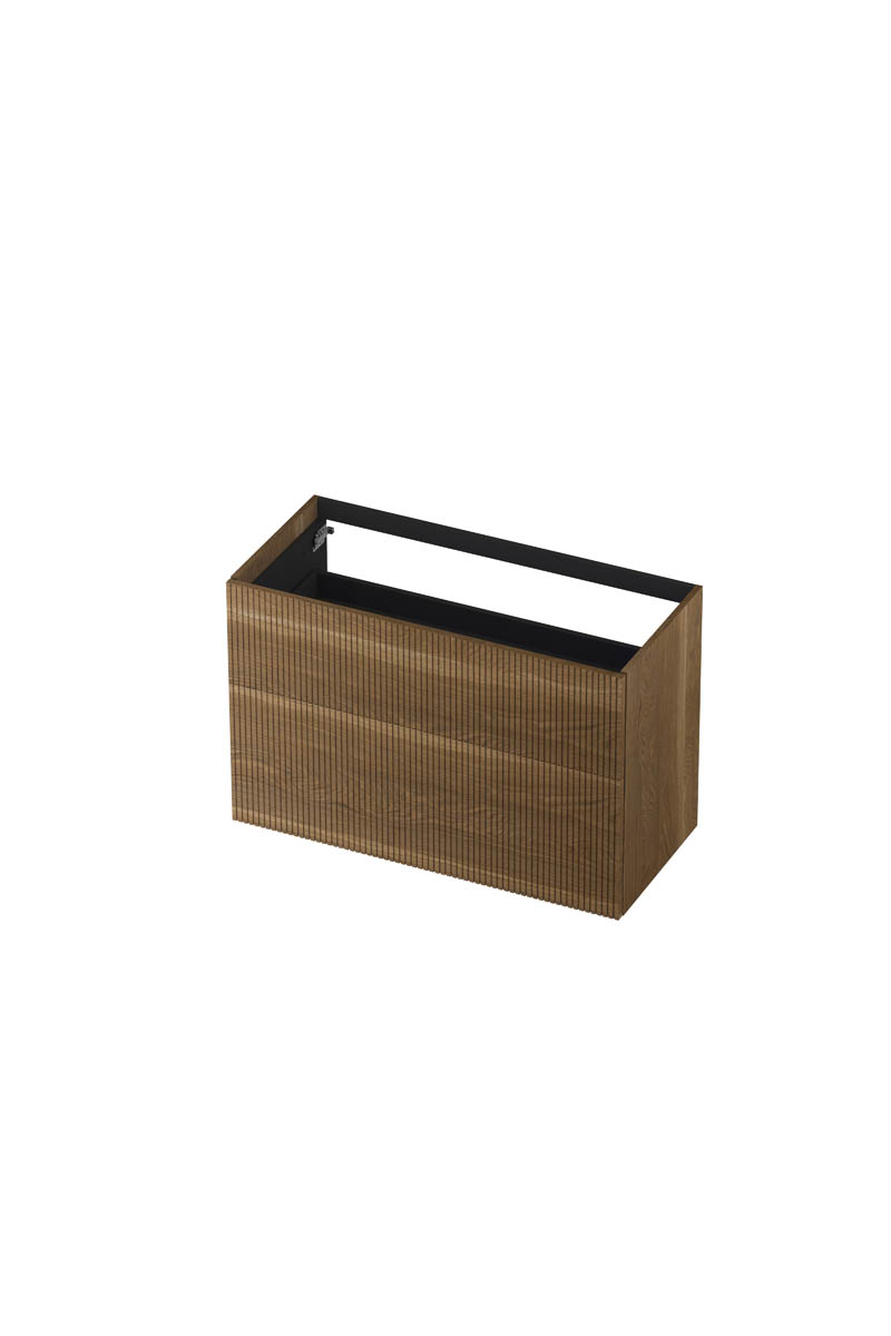 INK onderk. 2 la push to open verticaal gefreesd H650xB1000xD450 Massief eiken ash grey / 1259135